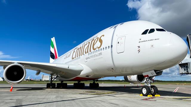 A6-EVI:Airbus A380-800:Emirates Airline